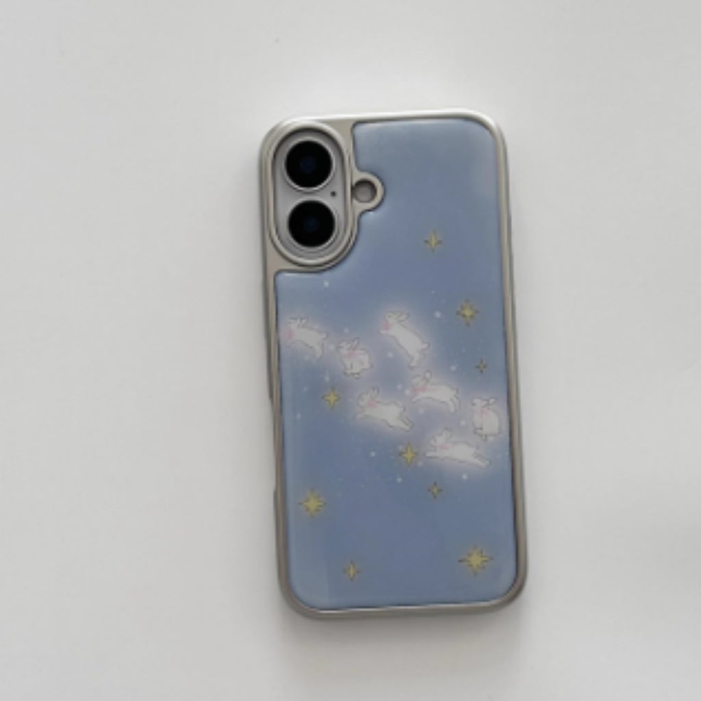 Mignon Star Bunny Approprié téléphone portable Case