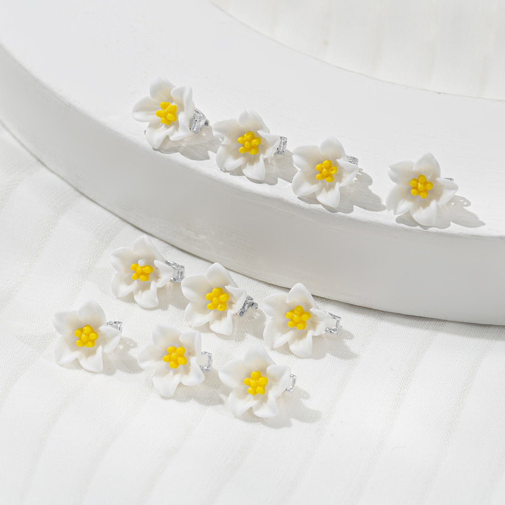 Strass Updo Small Hairclip Bang Clip Barrette Pearl Flower Hair Accessoires
