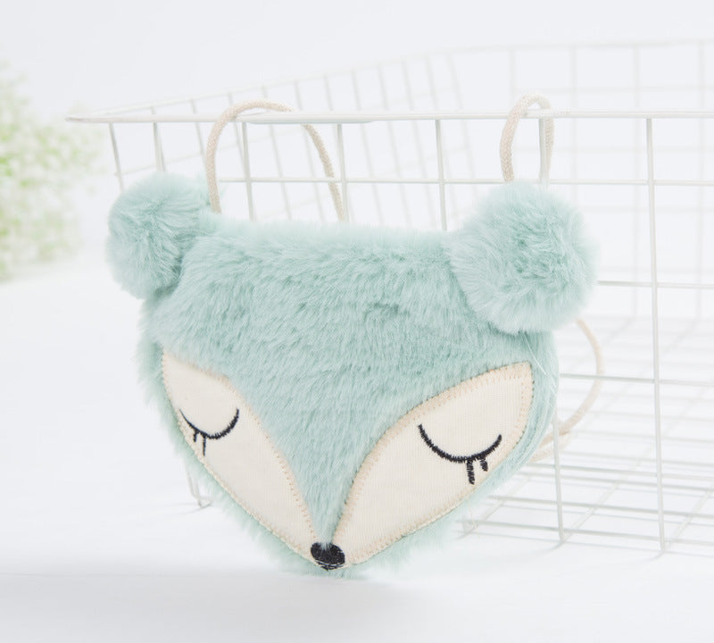 Enfants mignon cartoon sac en tissu bébé Mini Purse Epaule Messenger sac à dos petit renard