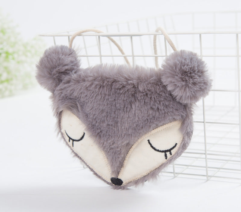 Enfants mignon cartoon sac en tissu bébé Mini Purse Epaule Messenger sac à dos petit renard