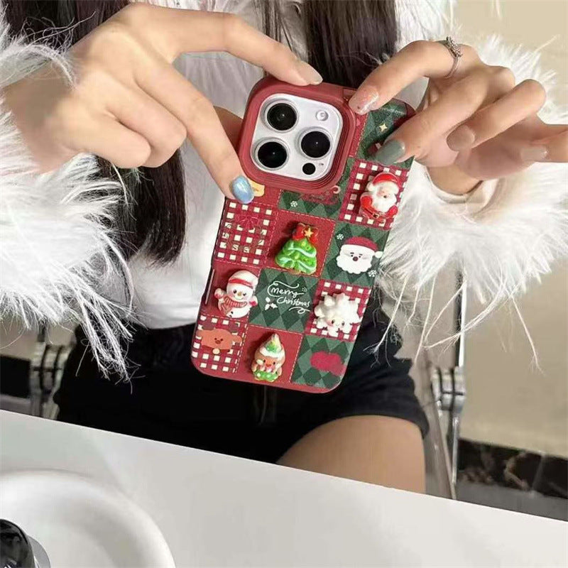 Cortex 3D Santa Claus Phone Case with Full Body Drop Protection
