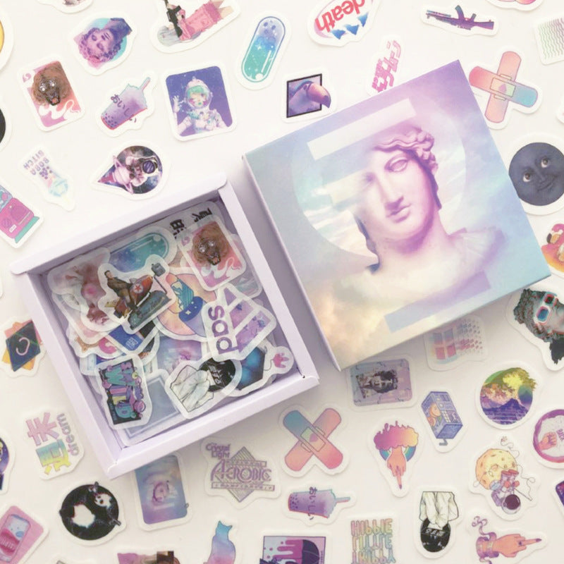 Stickers Papier Washi Set 200 Pc Papeterie