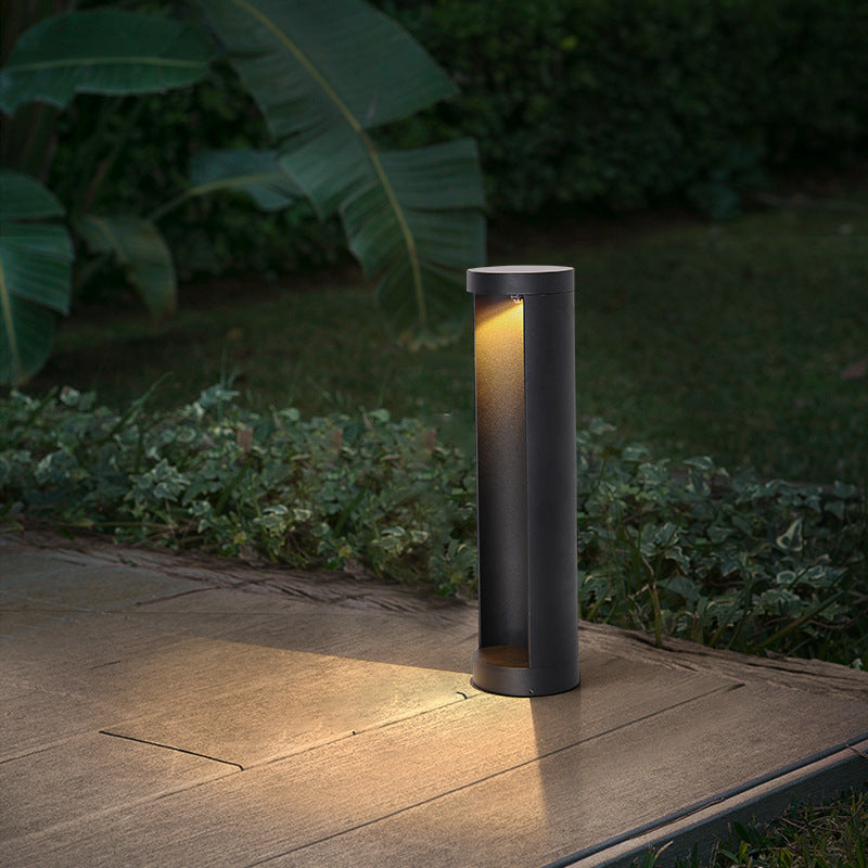 Led Solar Outdoor Étanche à l'eau Une face lumineuse pelouse Lampe Park Villa Lampe Courtyard Sem
