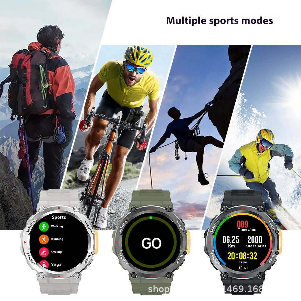 Smart Watch Bluetooth Calling Trois-proof Outdoor Sport Step Computing Waterproof Sommeil Sma