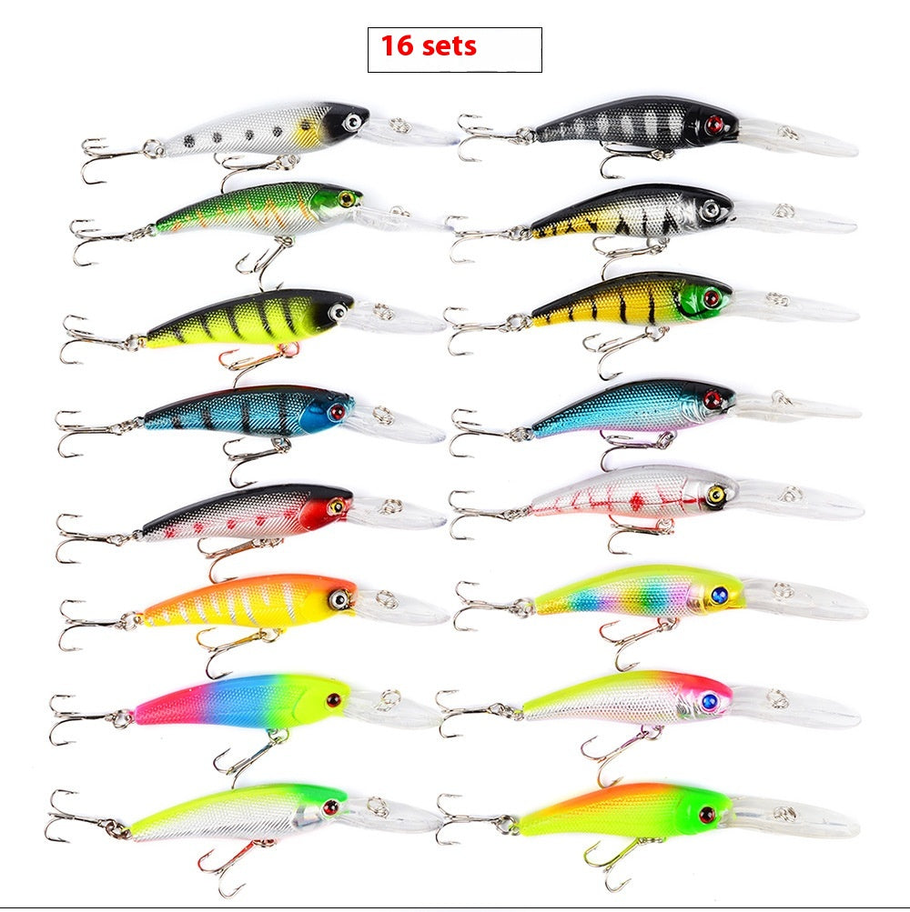 16pc Hybride Mino Lure Lure Suit DWMI020