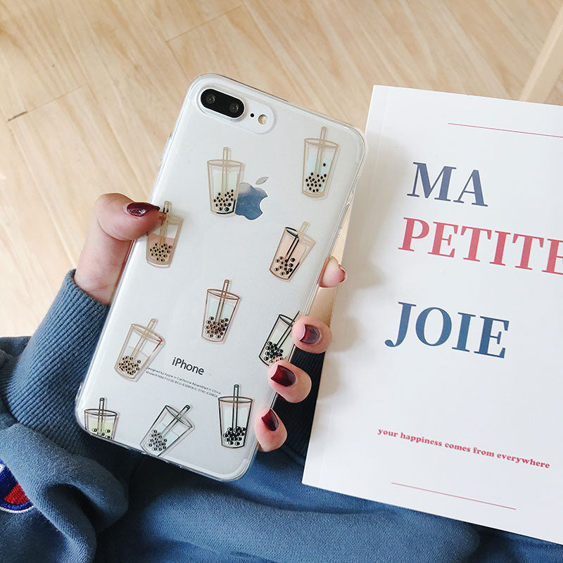 Creative perle lait thé 8plus étui de téléphone mobile