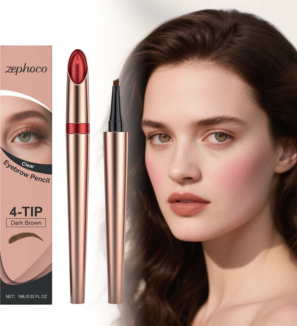 Stylo à sourcils zephoco à quatre bouts
