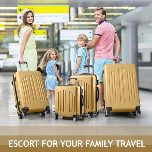 Quatre rayures verticales dans une valise