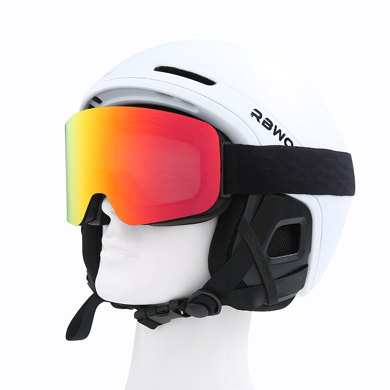 Gants de ski Double couche Gants anti-fog Protection des yeux
