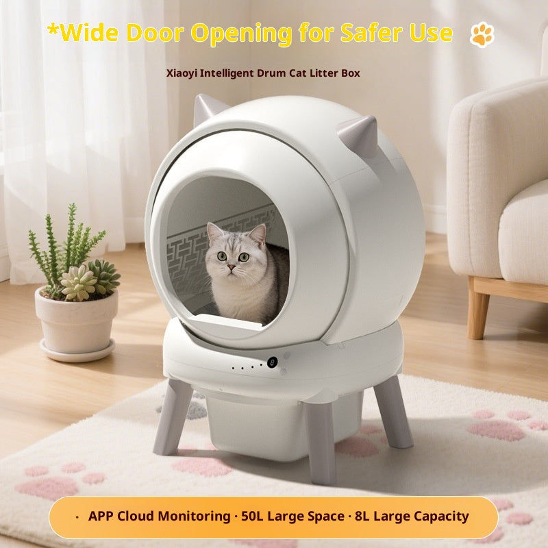 Entièrement automatique Cat Litter Box Smart Roller Cat Toilette