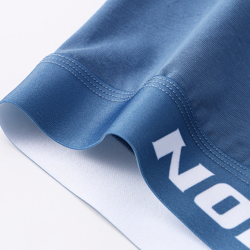 Sous-vêtements respirants en coton de taille moyenne pour hommes