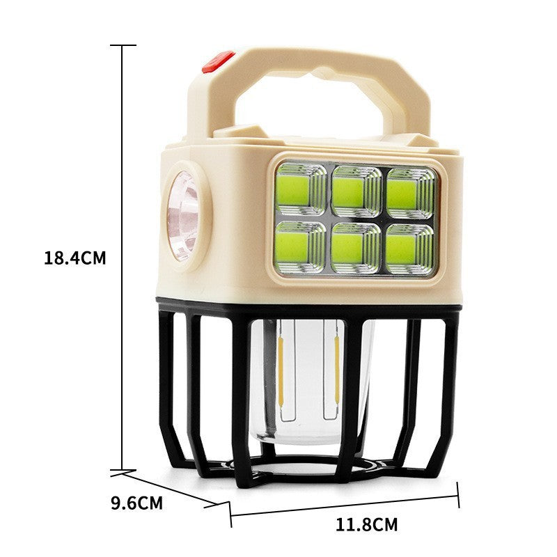 Solar Camping Portable Camping Lampe Extérieur Multifonctionnel Tente Lumière