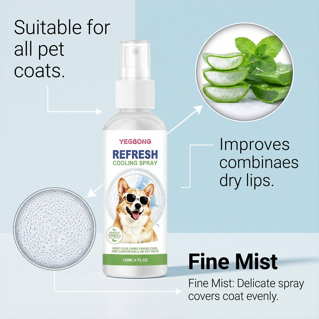 Vaporisateur de refroidissement pour animal de compagnie