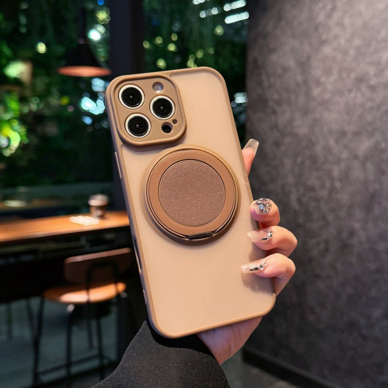 Manche de protection pour téléphone pivotant à aspiration magnétique