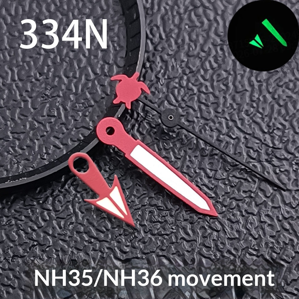 Accessoires de montre à main compatibles avec les mouvements NH35NH36