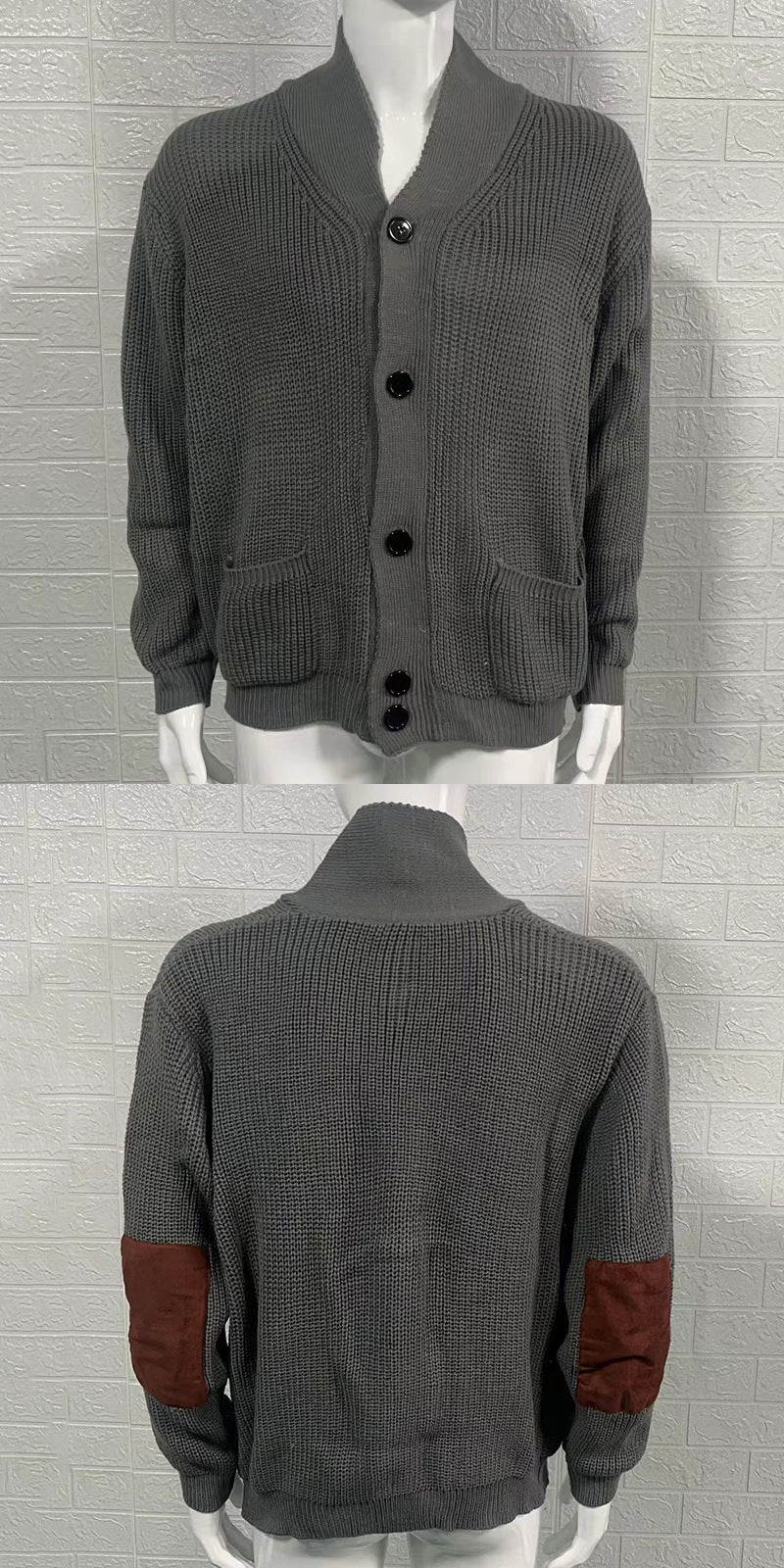 Chandails à effet suède fashionnable pour hommes