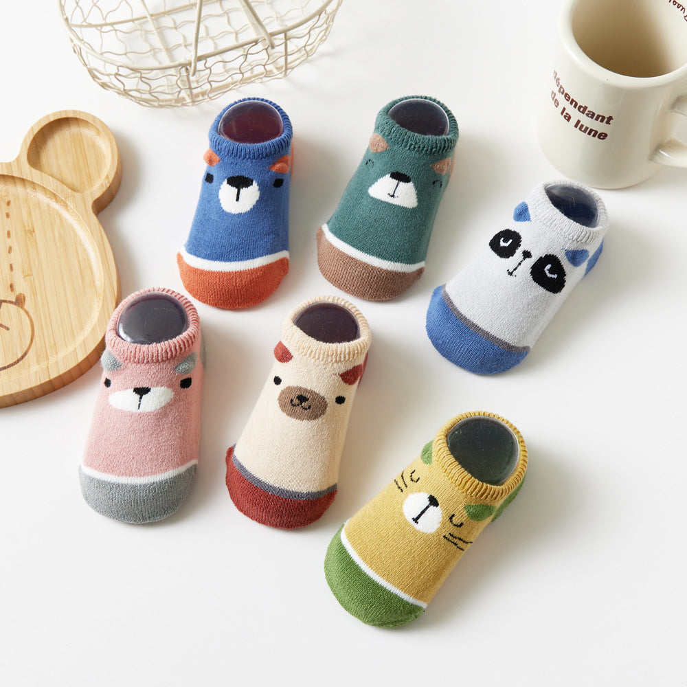 Terry-loop Hosiery chaussette de pied pour enfants Mignon de dessin animé