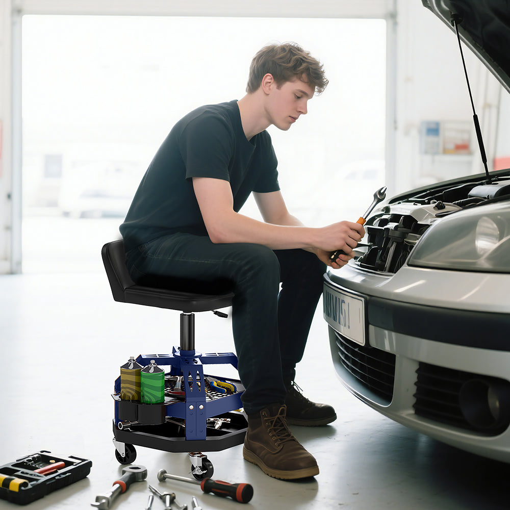 Tabouret de garage Rolling Creeper