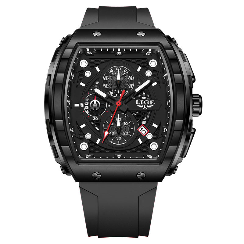 Montre Quartz Sport Homme Multifonctionnelle Lumineuse Imperméable