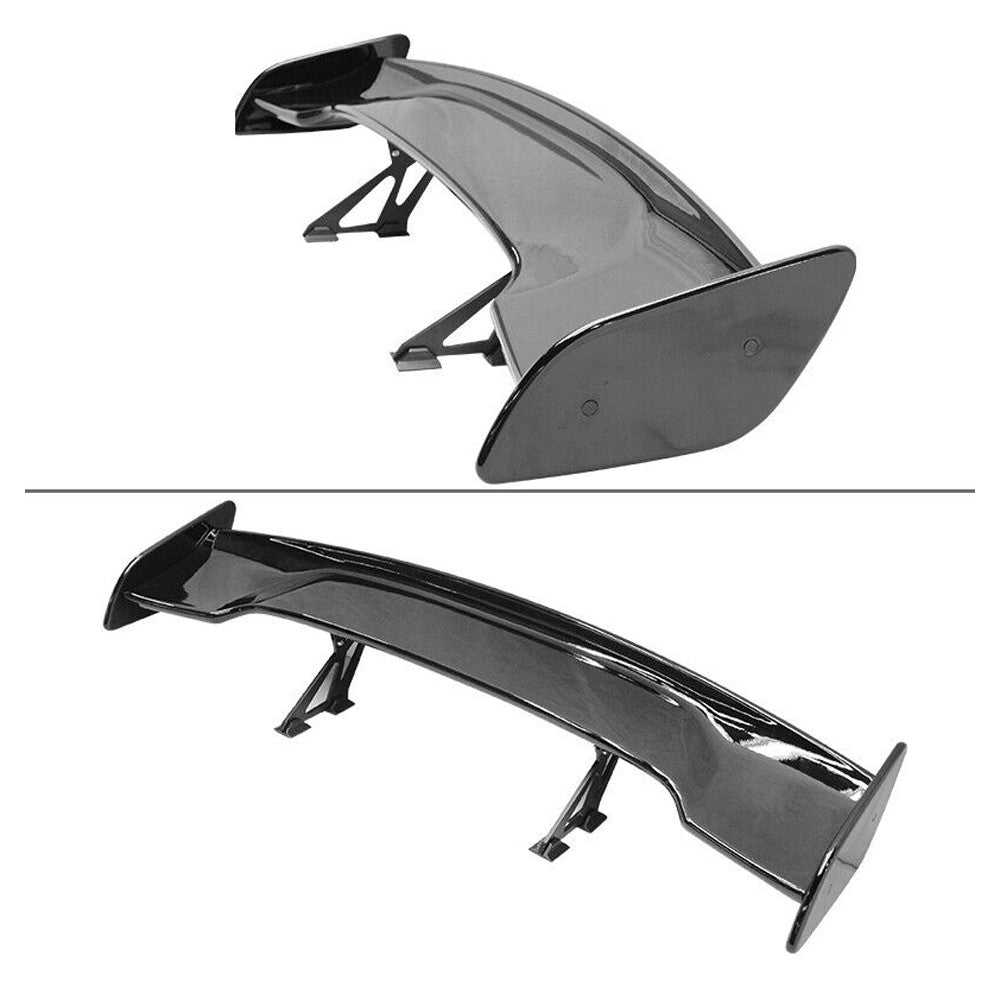 Fit réglable 57 pouces GT Wing ABS Glossy Black Spoiler arrière N Issan