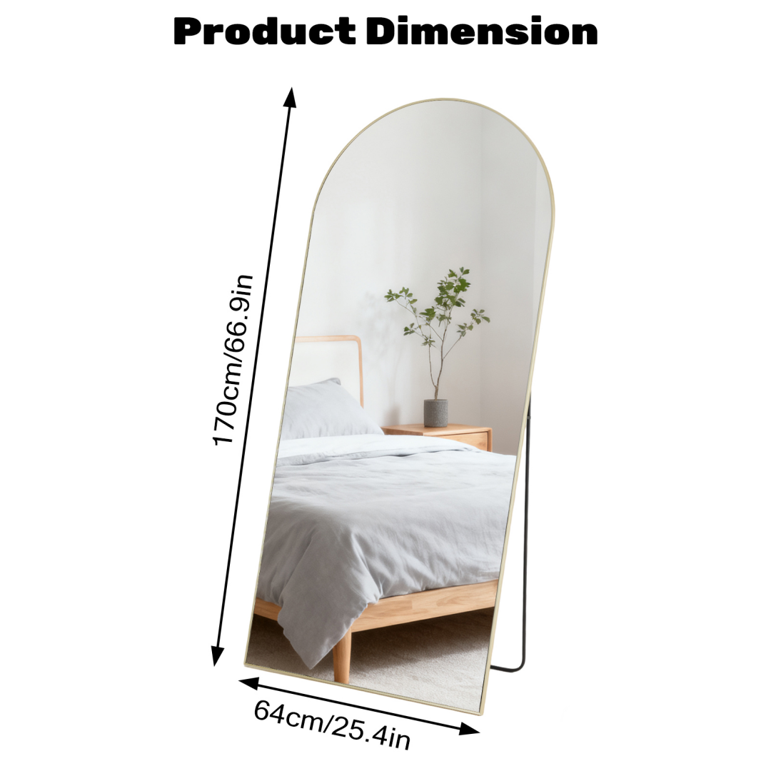 Rectangle Miroir pleine longueur