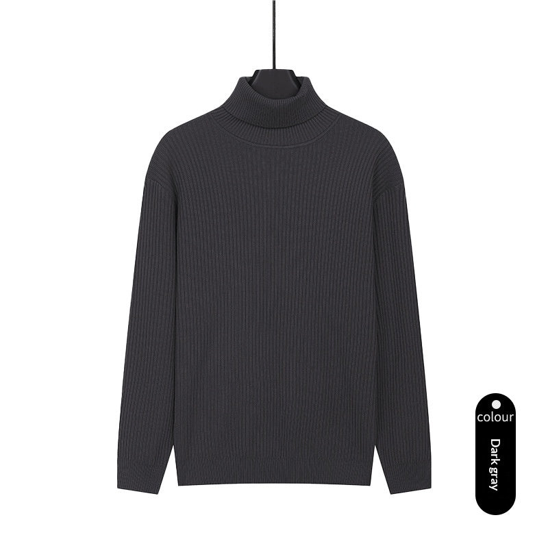 Pull en col roulé, enroulé