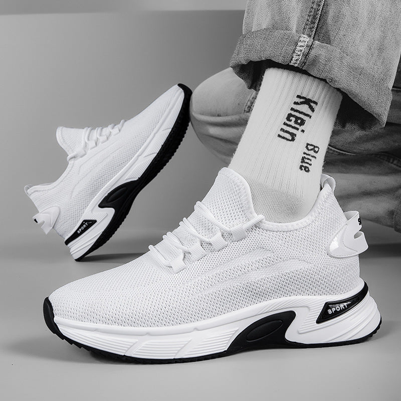 Chaussures de course invisibles en hausse de hauteur avec une plate-forme épaisse