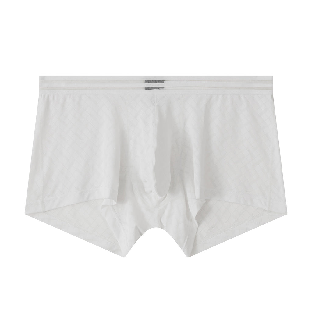 Slip de boxeur en silk glacé homme respirant et frais pour le sport