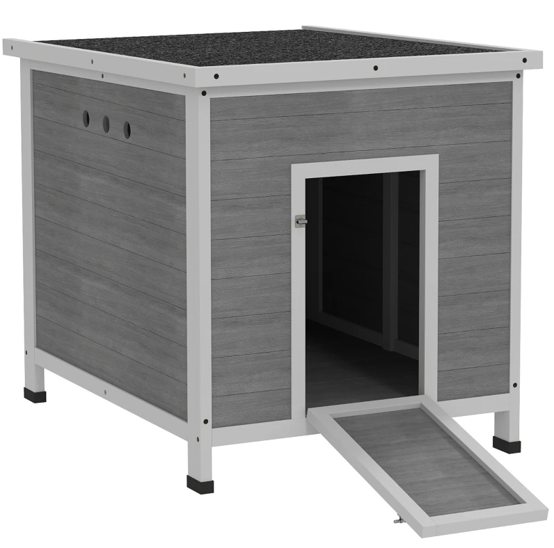Bois avec une cage de toit ouverte