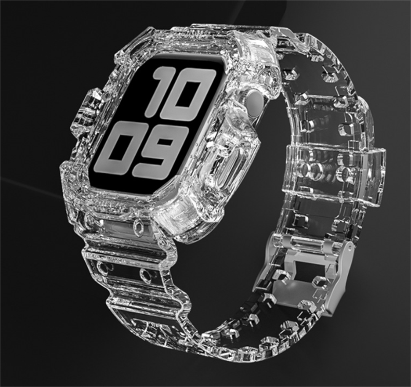 Bracelet intégré en silicone Armor Watch7