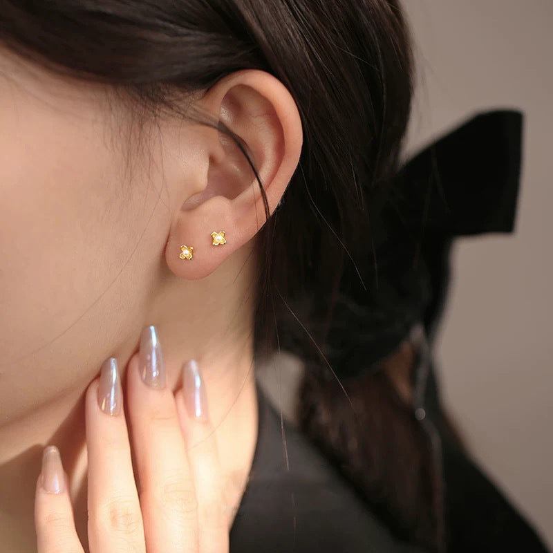 Boucles d'oreilles Perle Femmes haut de gamme Ear Drop Explosions Niche Design Light Luxury Ear Bijoux
