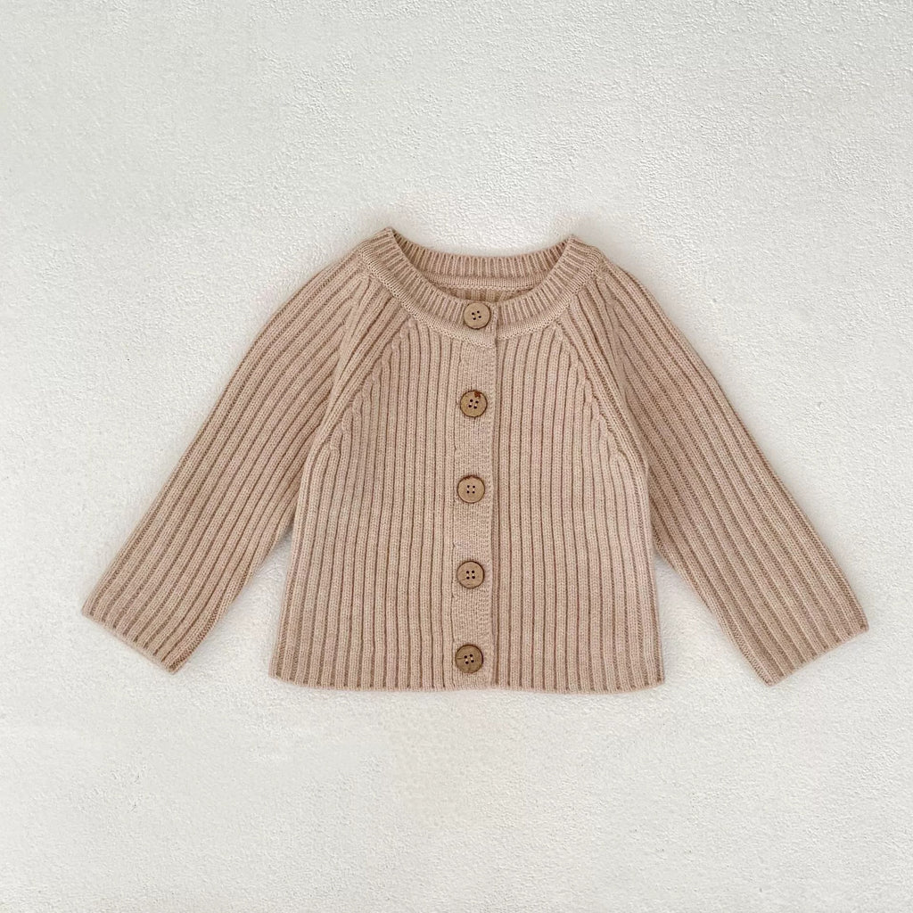 Chandail enfant tricoté couleur solide