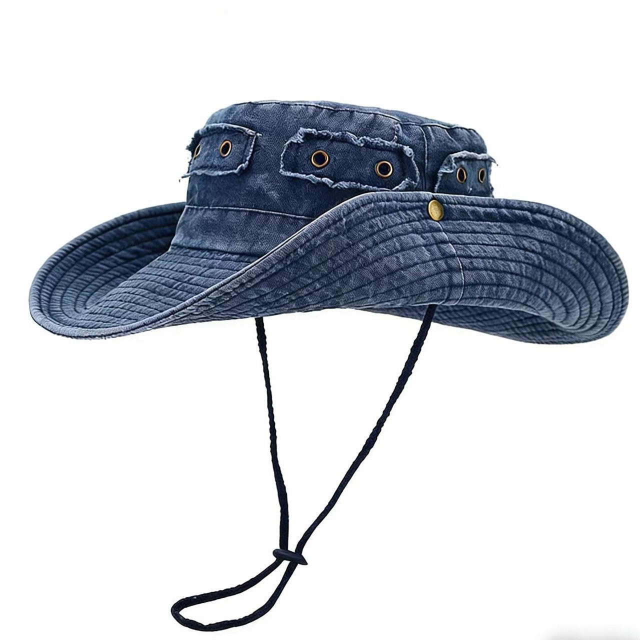 Chapeau de seau Lavé-cotton rétro pour la protection solaire à l'extérieur