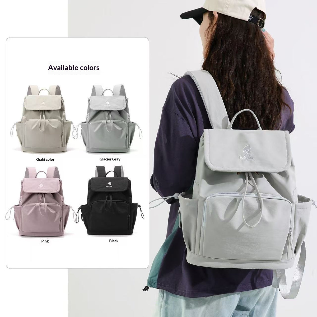 Large Capacity Multifunctional Waterproof Mommy Backpack