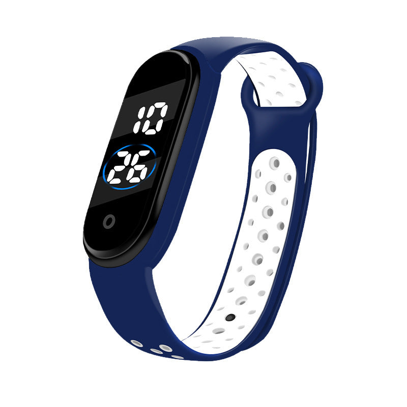 Waterproof Student bracelet de sport bicolore