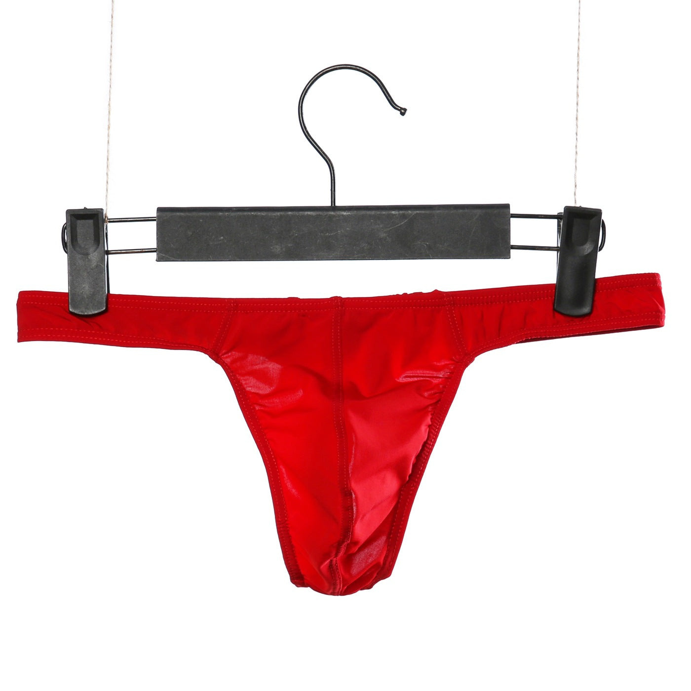 String pour hommes Sexy Dew Bottom Pantalons d'été Ice Silk Thin Respirant Sous-vêtements de basse taille