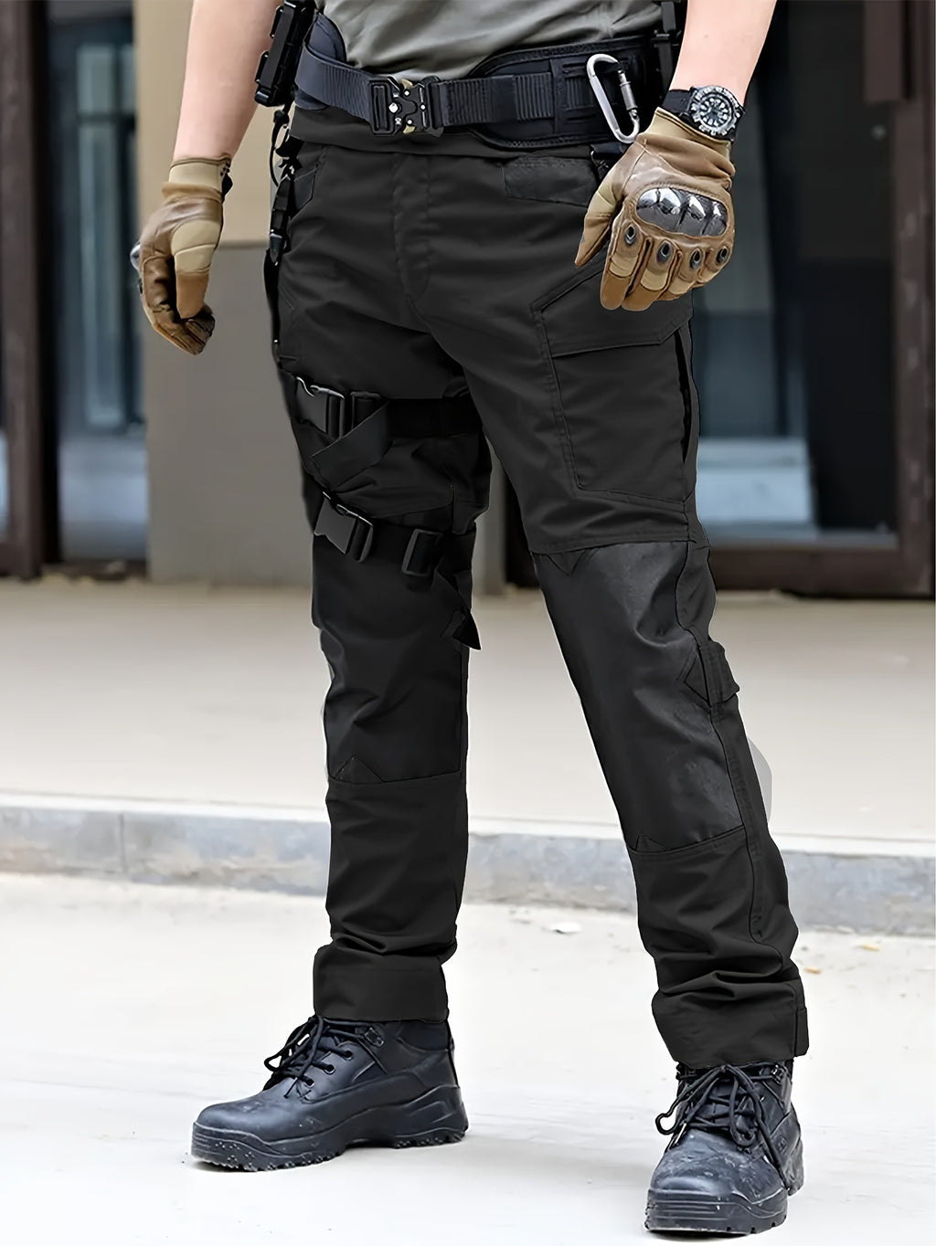 Hommes Entraînement de combat extérieur Pantalons de fret avec plusieurs poches