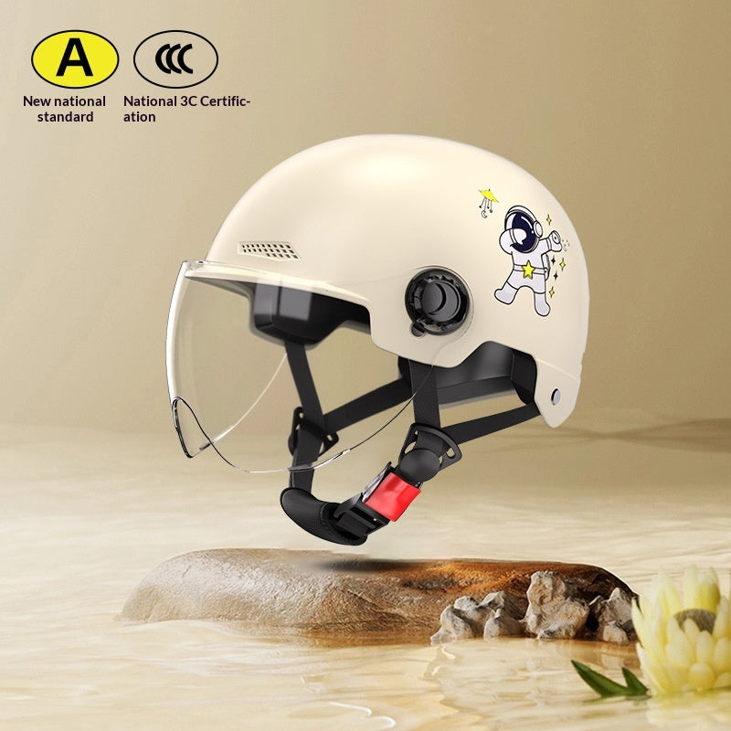 Femmes Summer Sun-Protection Half Casque