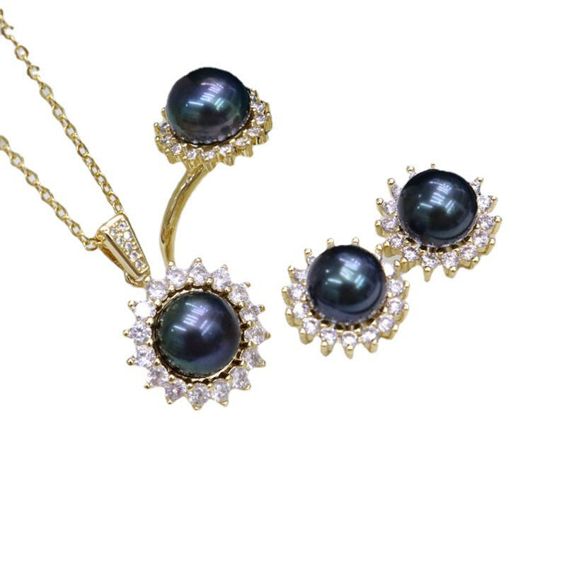 Perle d'eau douce Simplicité Collier Tout-Match