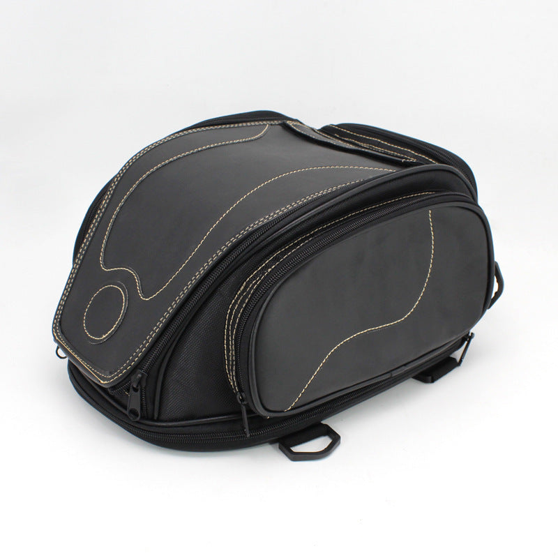 Rétro moto Tail Bag Rangement de casque Étanche