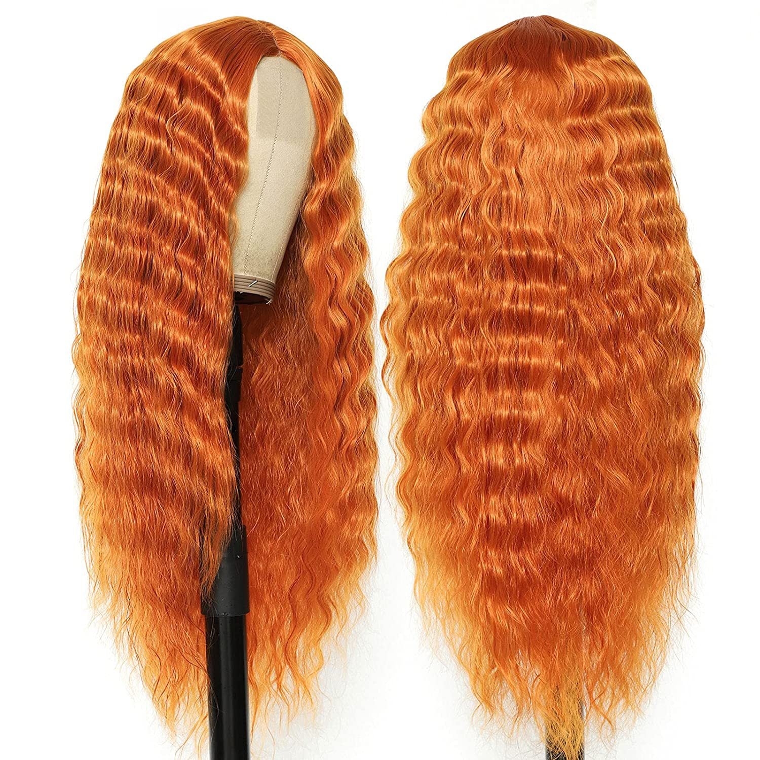 La dentelle des femmes Long Curly Wig