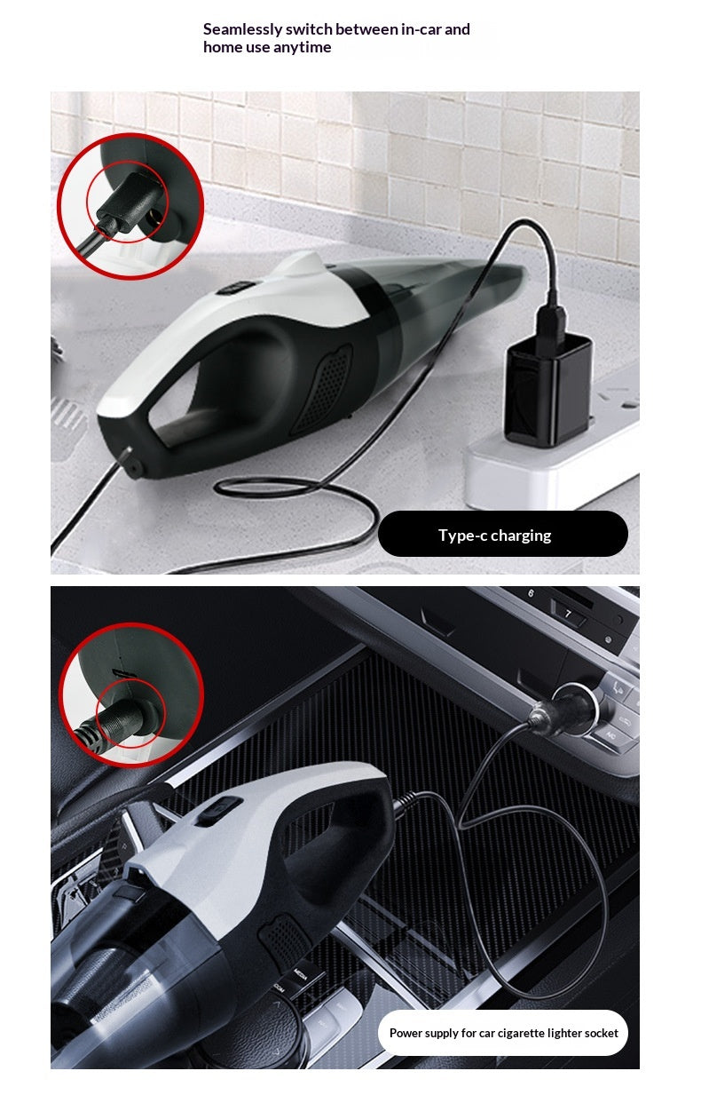 High-power cordless car vacuum cleaner