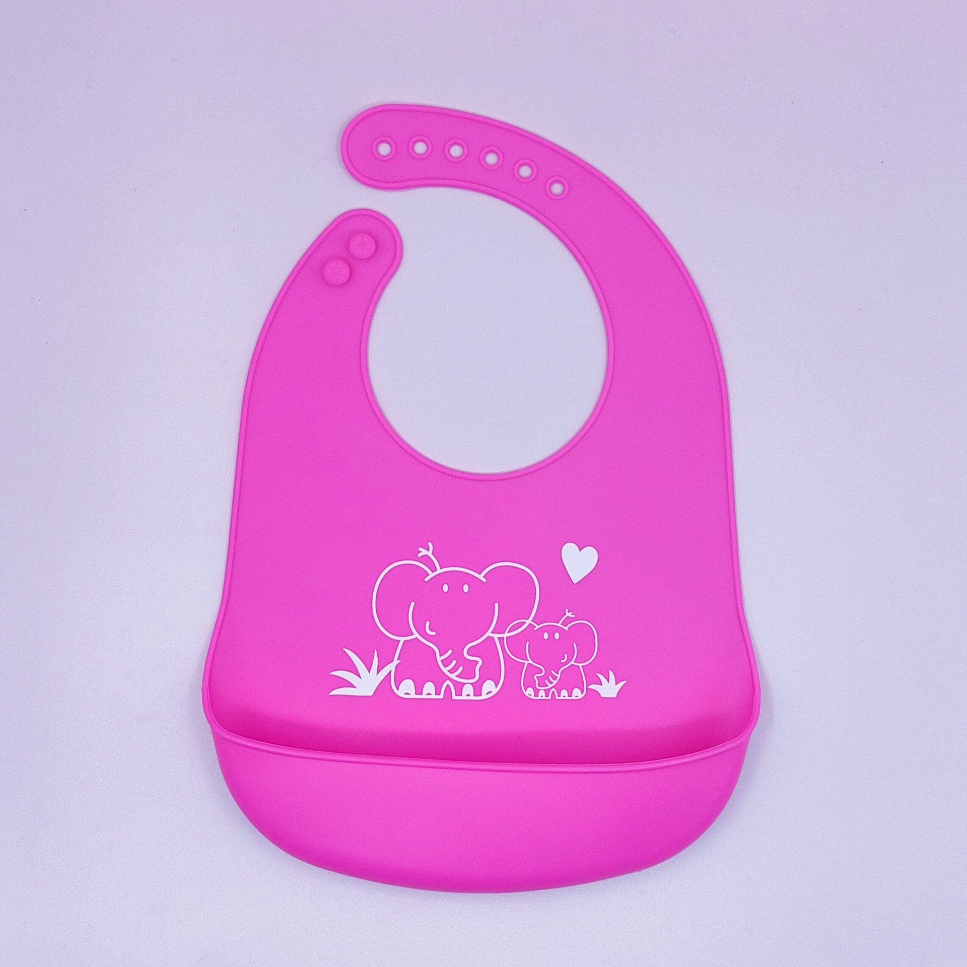 Bébé dessin animé créatif imprimé silicone Bib