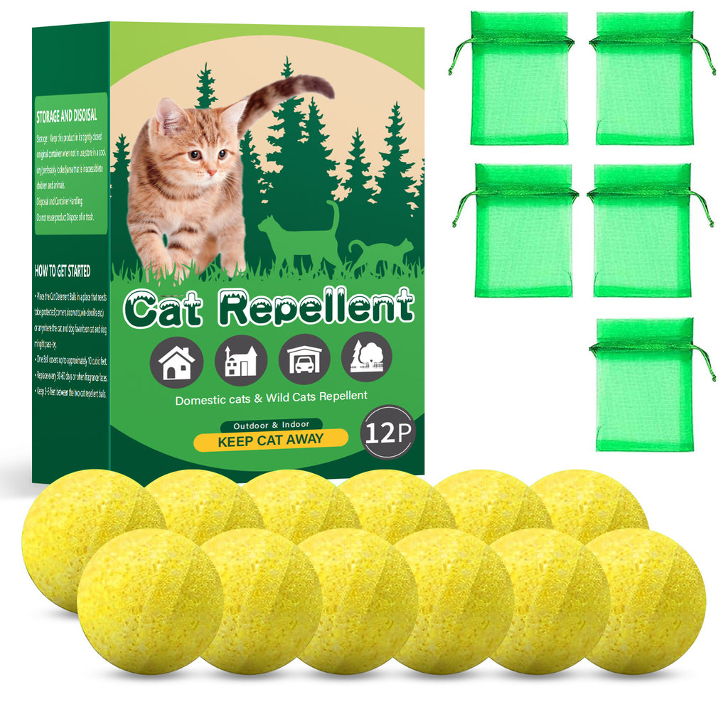 12 Pack Cat Repellent Outdoor
