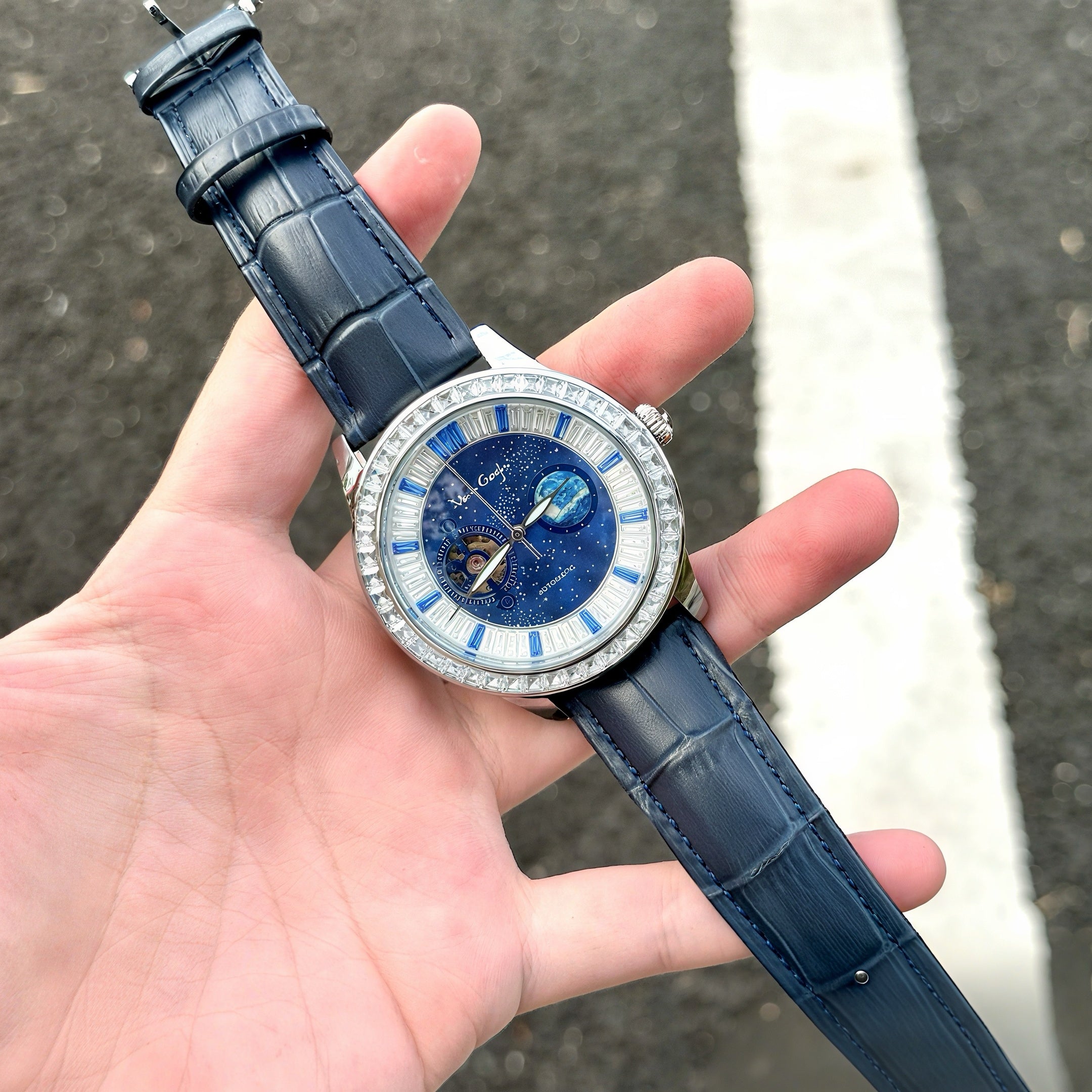 VanGogh Homme série Genève Art Montre mécanique automatique
