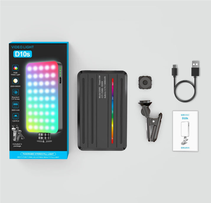 Compact et portable RVB téléphone lumière de remplissage
