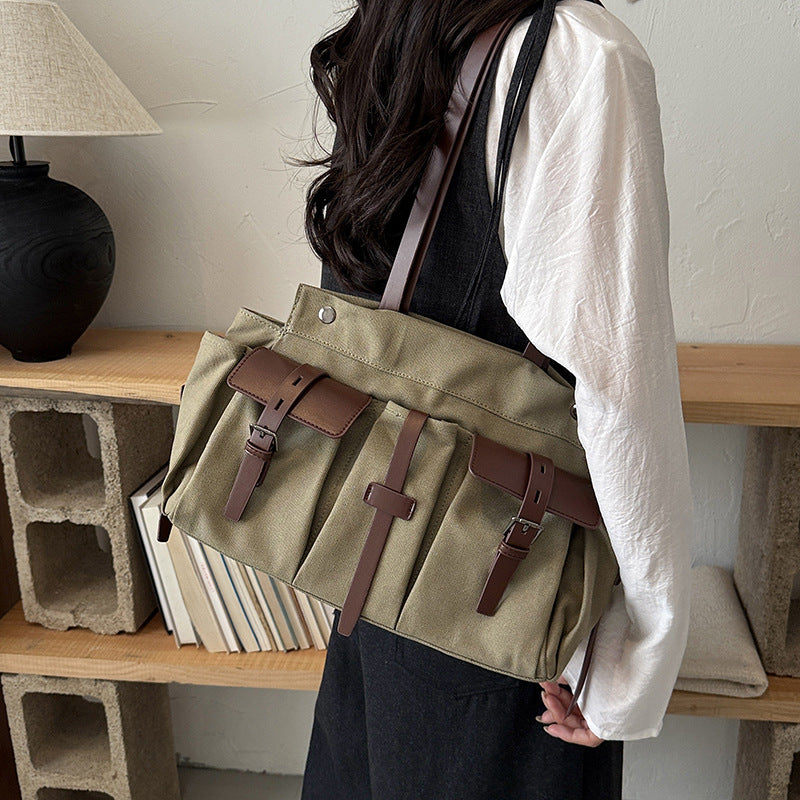 Sac en toile de grande capacité pour femmes