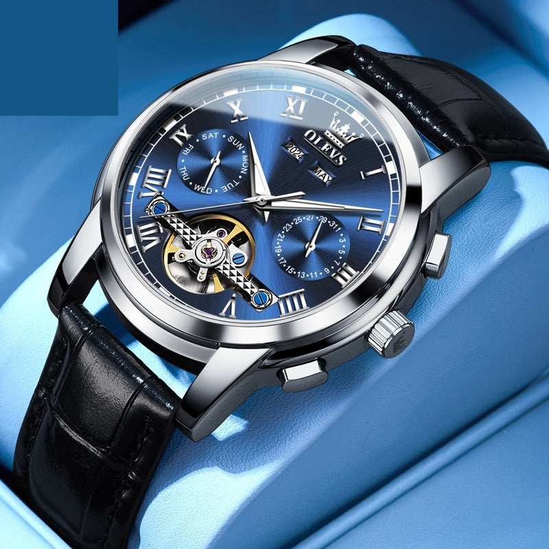 Montre mécanique automatique multifonction Lumineuse étanche