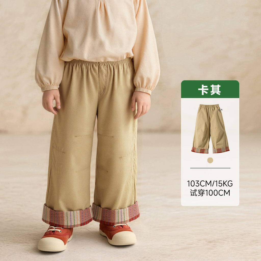 Confortable Loose-fitting Straight-leg Pantalons polyvalents de style coréen
