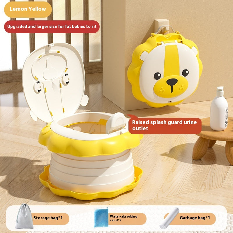 Toilettes pliantes pour enfants Portable Urinal Urinal Petit Garçon Bébé fille Voiture Voyage Toilette